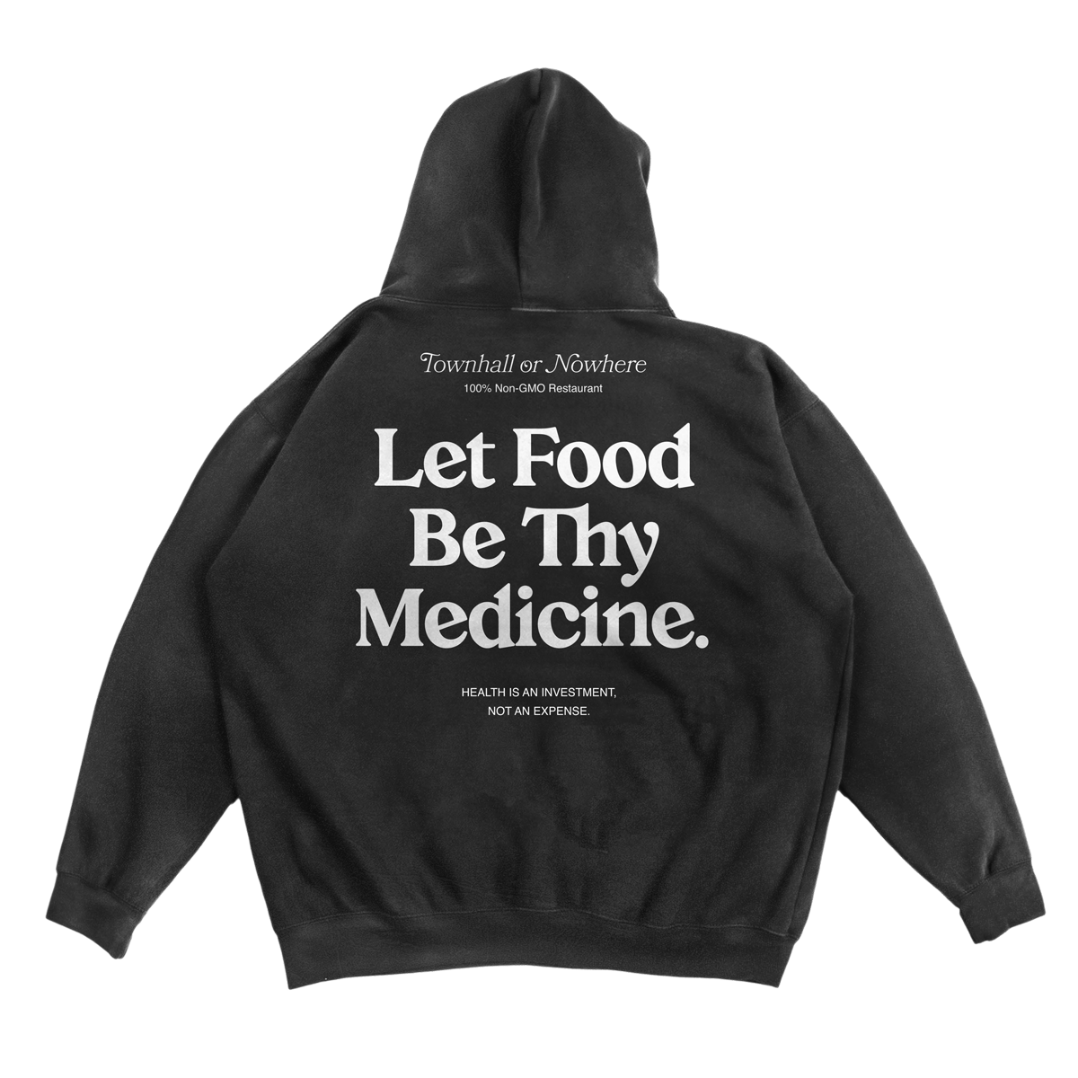 "Food Is Medicine" Hooded Sweatshirt